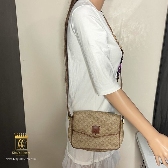 CELINE TRIOMPHE VINTAGE CROSSBODY BAG - Picture 2 of 9